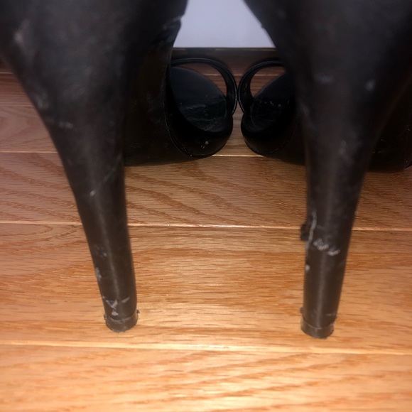 Steve Madden black thin strap heel - Picture 4 of 4
